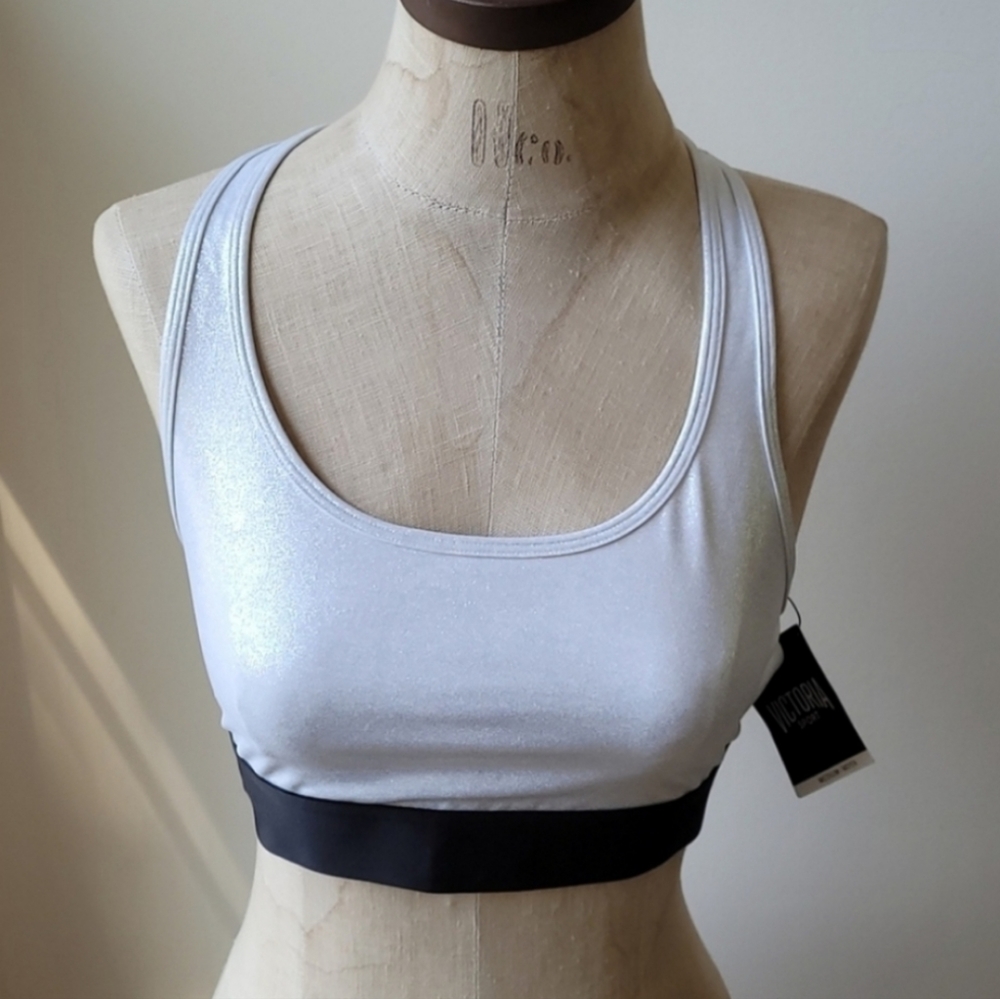 🟡BOGO NWOT Victoria's Secret The Player Racerback Sports Bra M